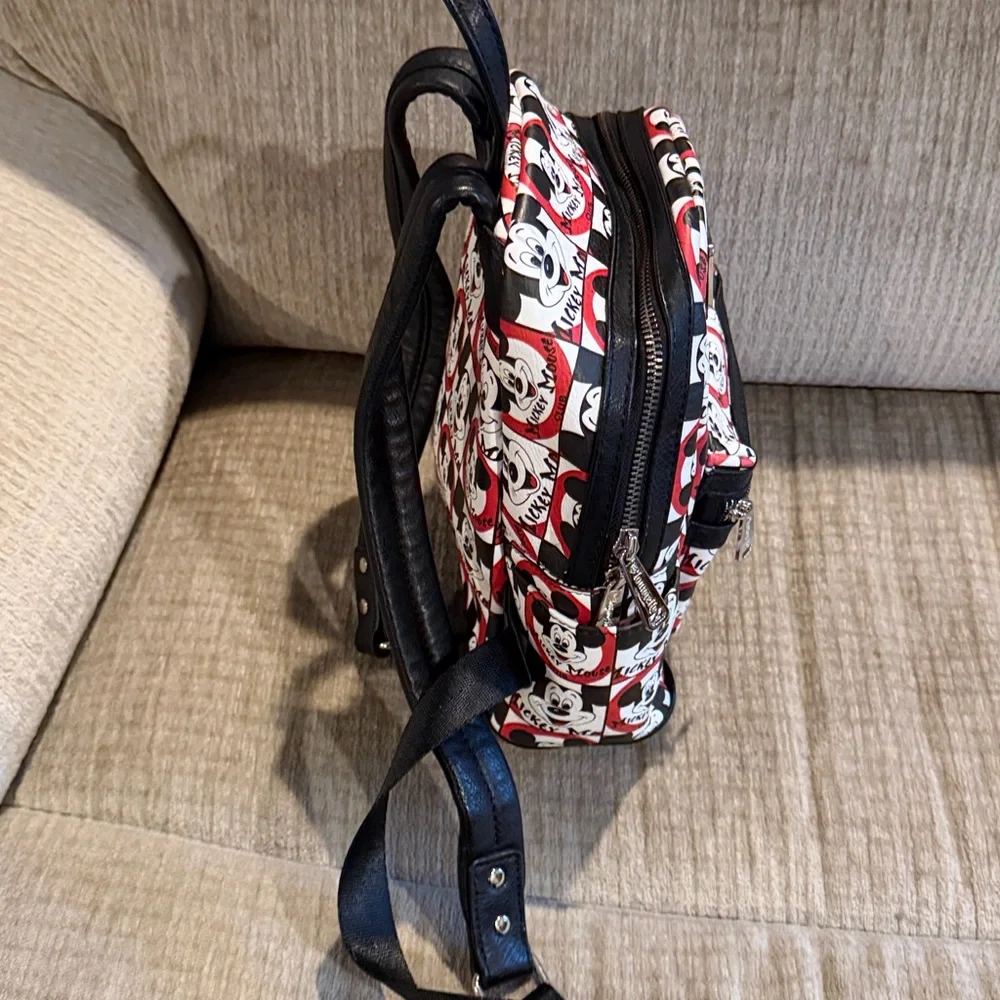 Disney The original Mickey Mouse Club loungefly Black &Red Mickey backpack